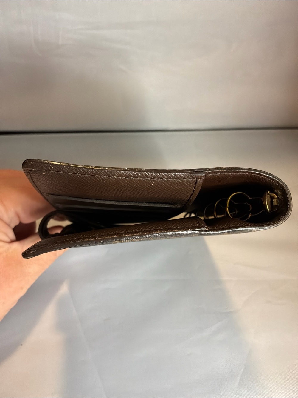 Louis Vuitton Brown Damier Ebene Small Organizer Wallet - Picture 5 of 7